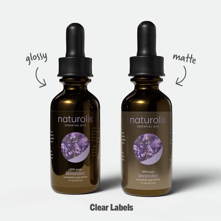 Custom Clear Labels for Transparent Packaging